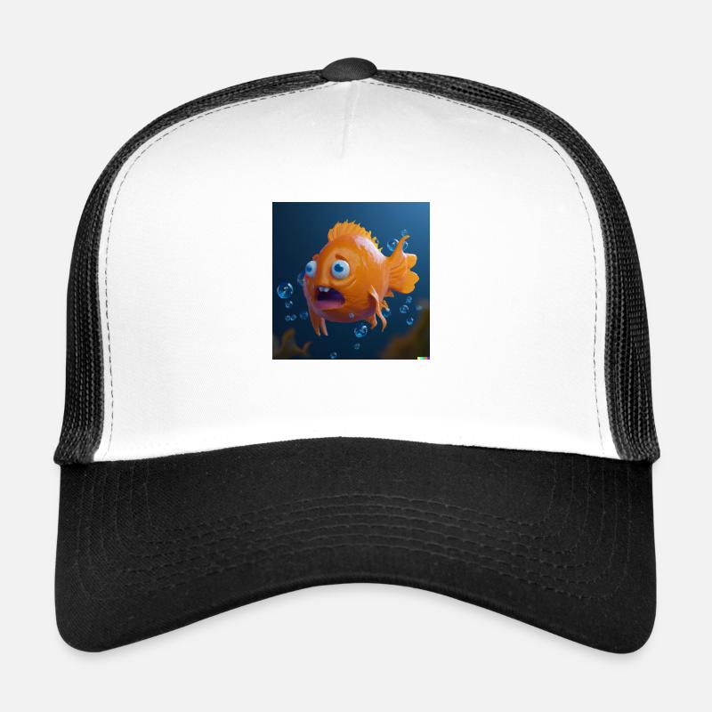 Ugly Fish - Trucker Cap - white/black