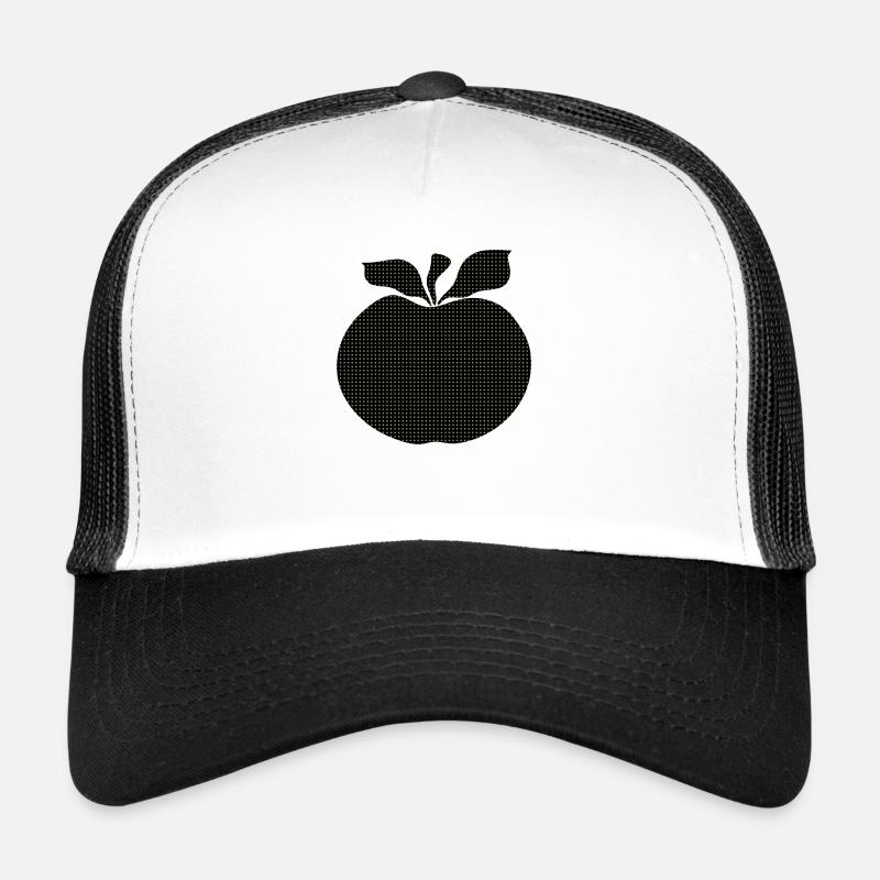 Pomme - Casquette trucker  - blanc/noir