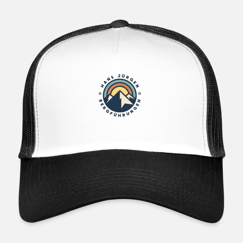 Rustikal Gebirge - Trucker Cap - Weiß/Schwarz