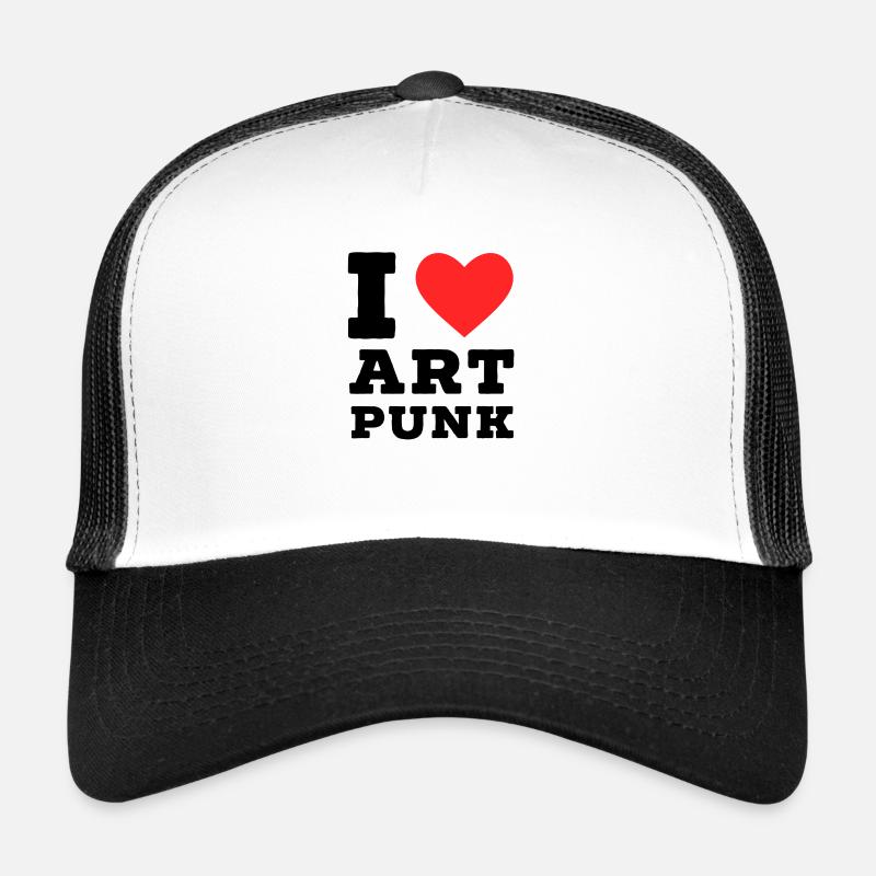 J’adore l’art punk Casquette trucker 