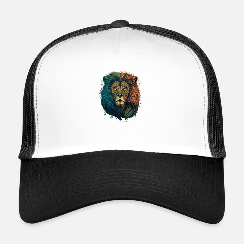 Lion dans la jungle Casquette trucker 