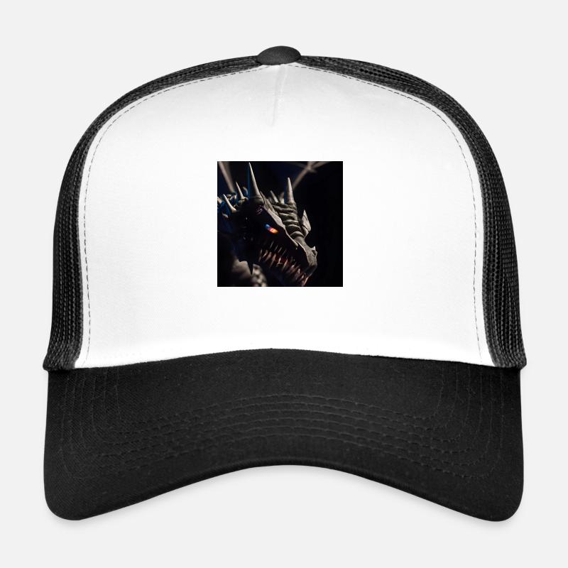 Drache mit feurigen Augen Trucker Cap