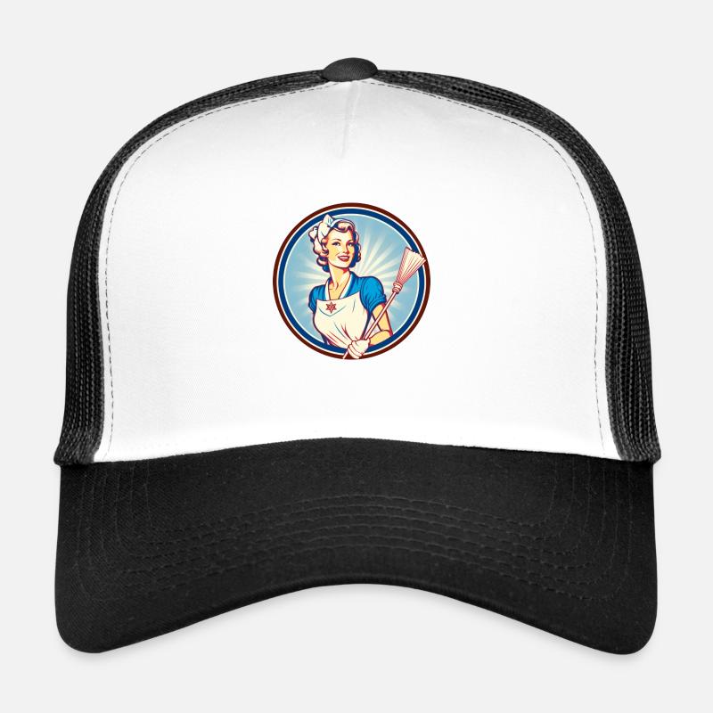 Perfekte Ehefrau - Trucker Cap - Weiß/Schwarz