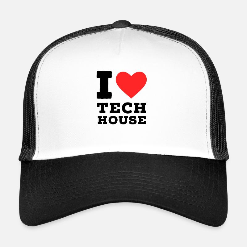 Ich liebe Tech House Trucker Cap