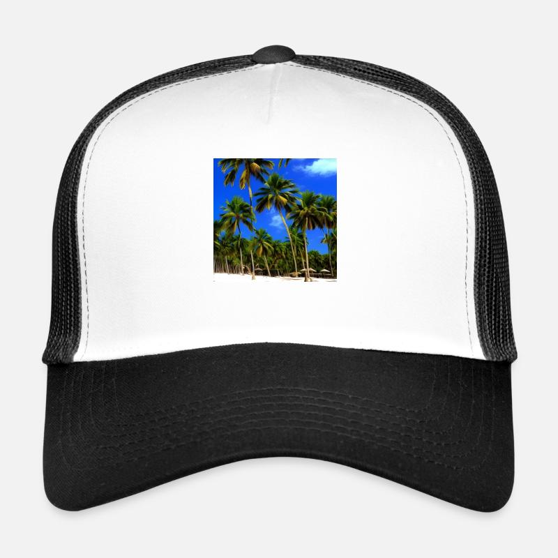 Plage calme Casquette trucker 