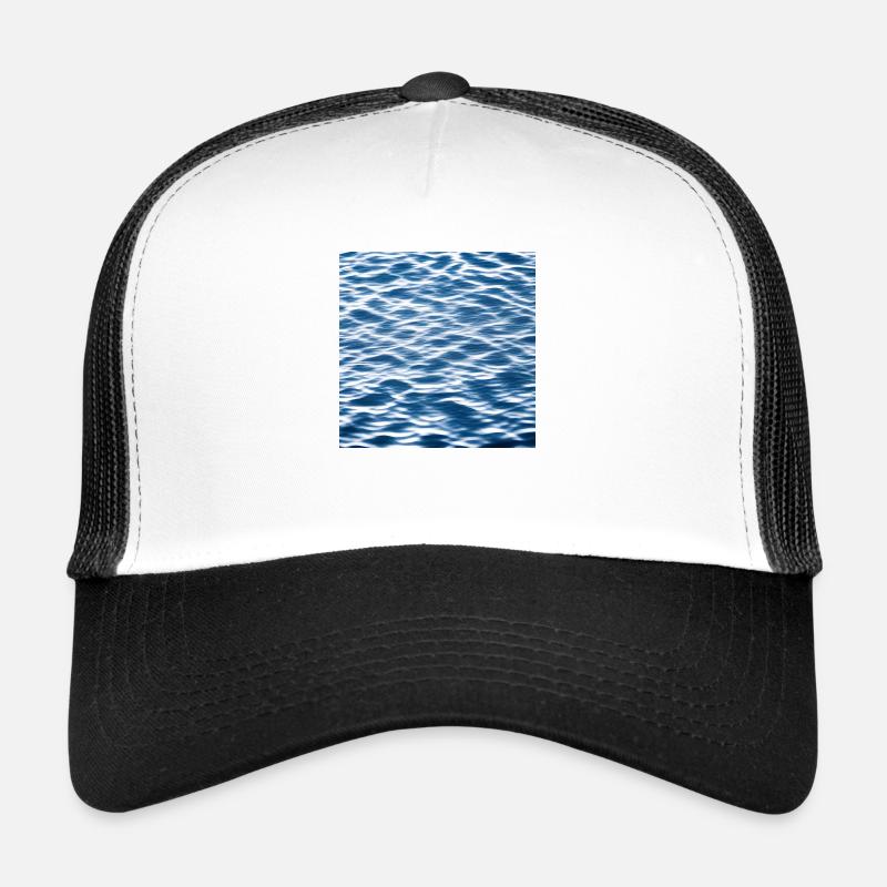 Water pattern Trucker Cap