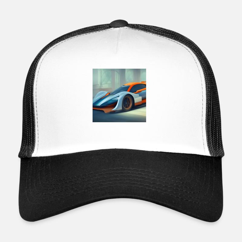 Art de voiture de course Casquette trucker 