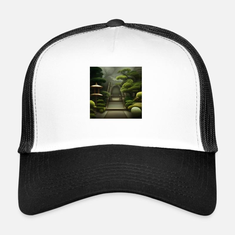 Bonzai en fleurs Casquette trucker 
