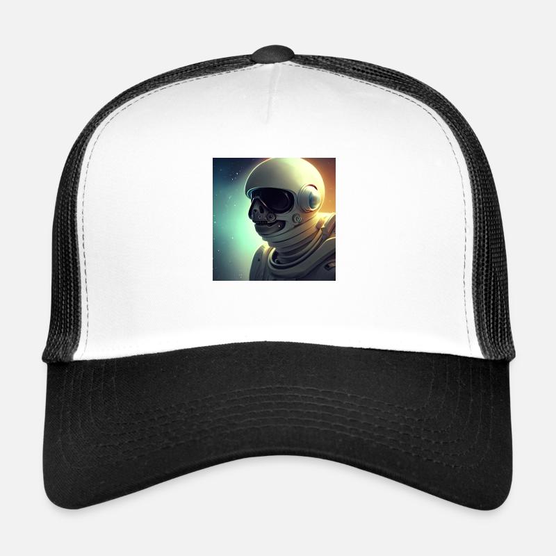 Héros de l’espace - Casquette trucker - blanc/noir