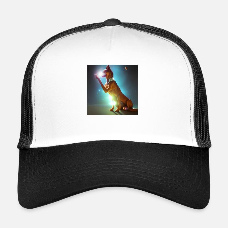 The Universe Dog - Trucker Cap - white/black