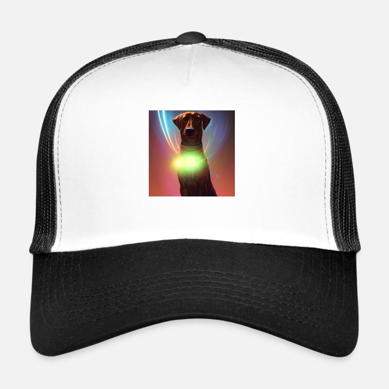 The Universe Dog - Trucker Cap - white/black