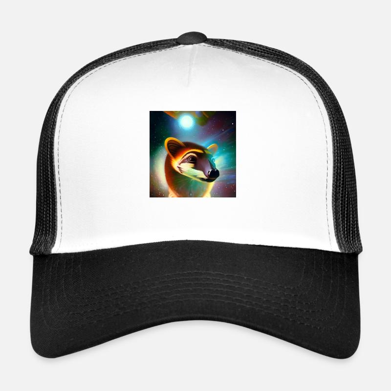 Coati - Casquette trucker  - blanc/noir