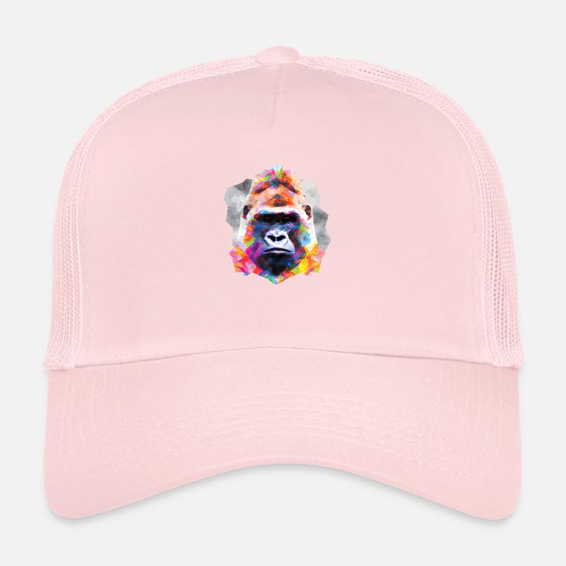 Abstrakter Pride and Power Gorilla Trucker Cap