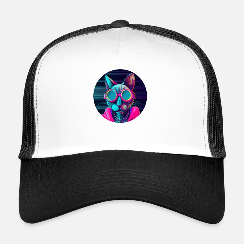 Stilvolle Katze Trucker Cap
