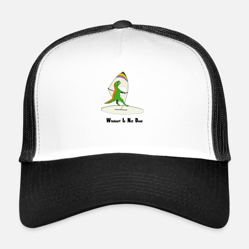 Tranche coaster black - Casquette trucker - blanc/noir