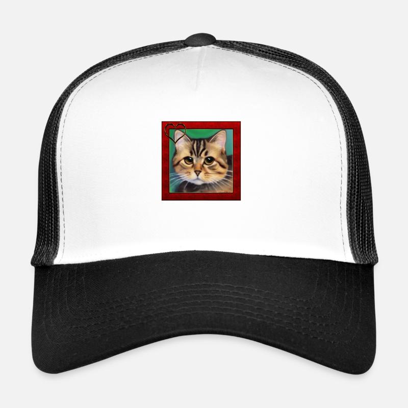 Cat portrait 6 Trucker Cap