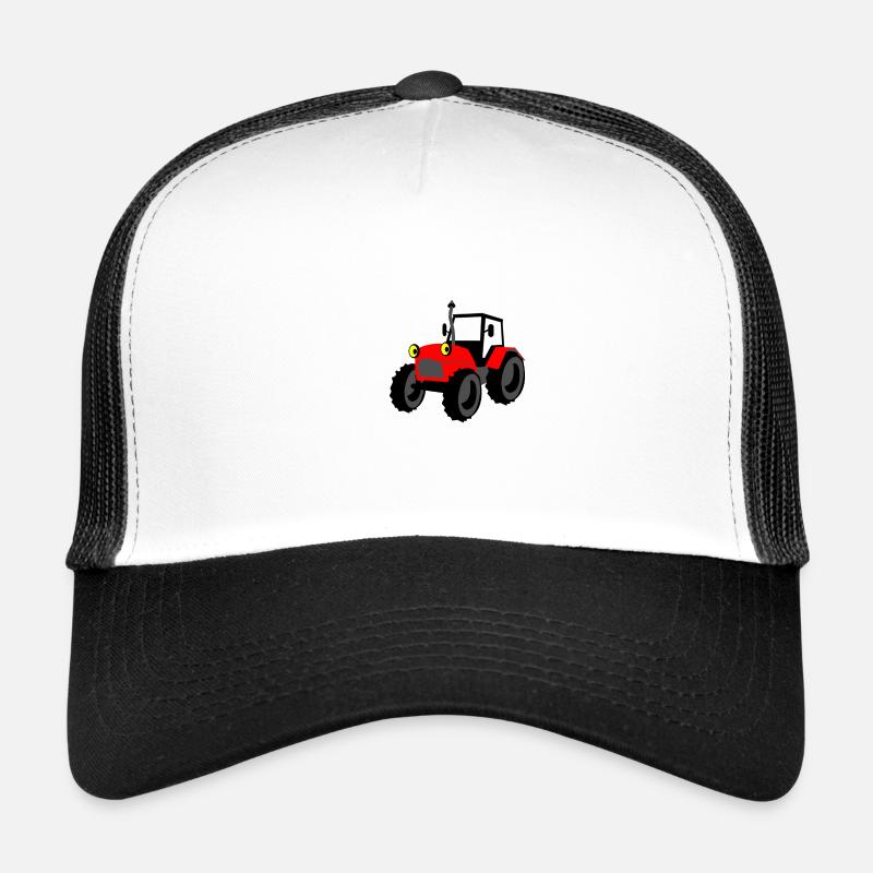 traktor biogang02 umgebaut - Trucker Cap - Weiß/Schwarz