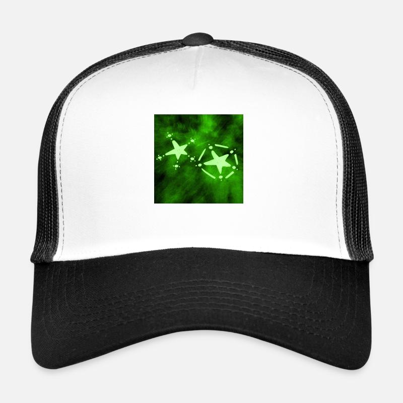 2 ÉTOILES VERTES Casquette trucker 