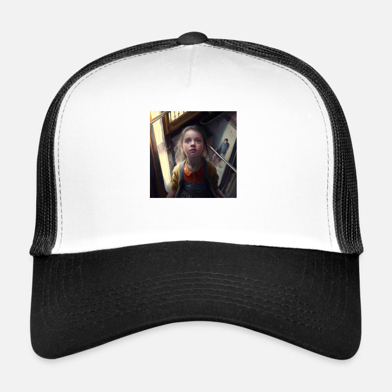 i can see you 7 - Trucker Cap - white/black