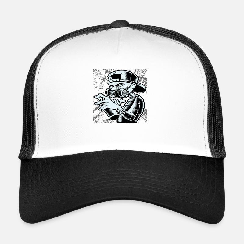 Graffiti abstrait homme Casquette trucker 