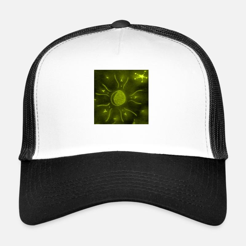 YELLOW STARRY MOON Trucker Cap