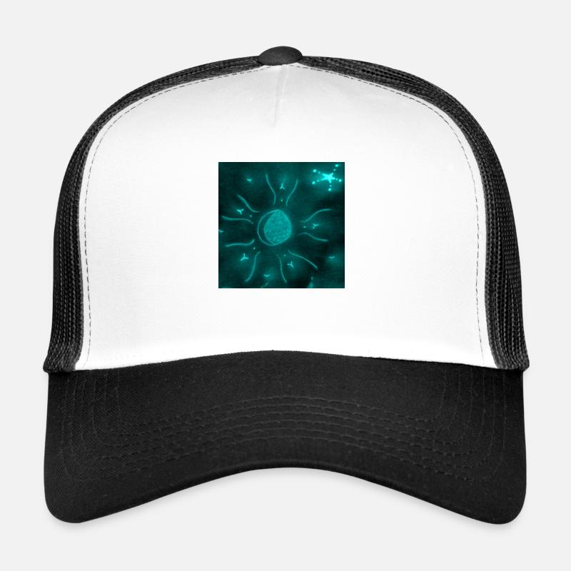 LUNE ÉTOILÉE BLEUE Casquette trucker 