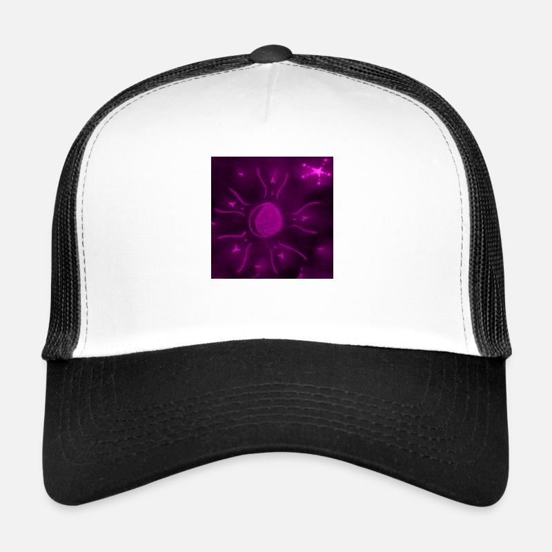 LUNE ÉTOILÉE POURPRE Casquette trucker 