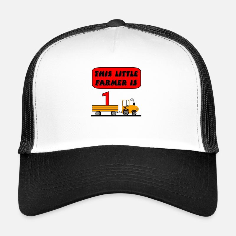 Traktor - Trucker Cap - Weiß/Schwarz