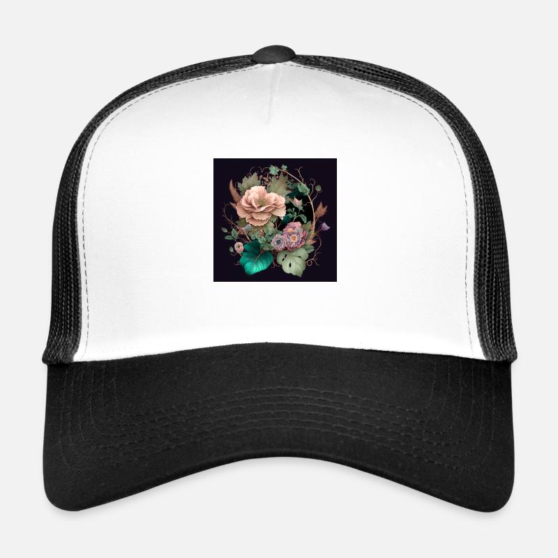 Floral Design 22 Trucker Cap
