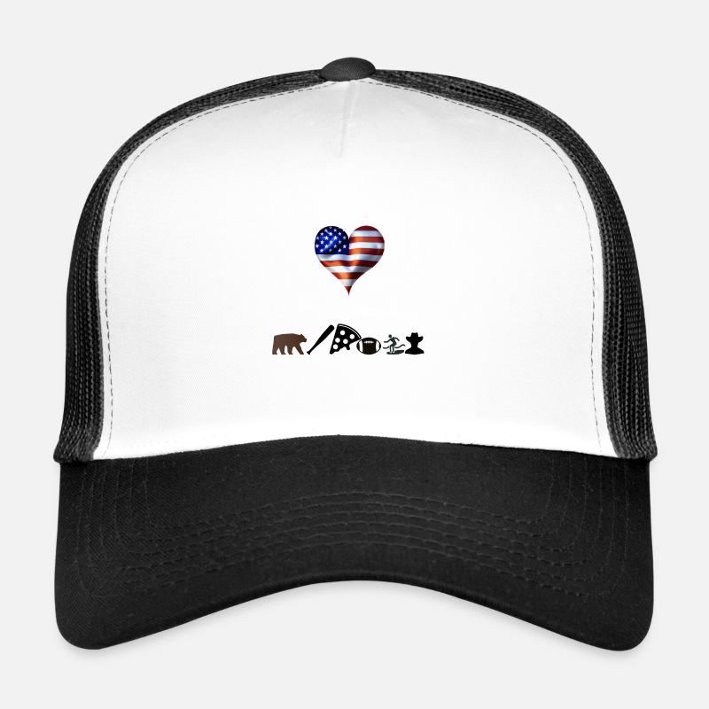 USA Geschenkidee Amerika amerikanisch american Trucker Cap