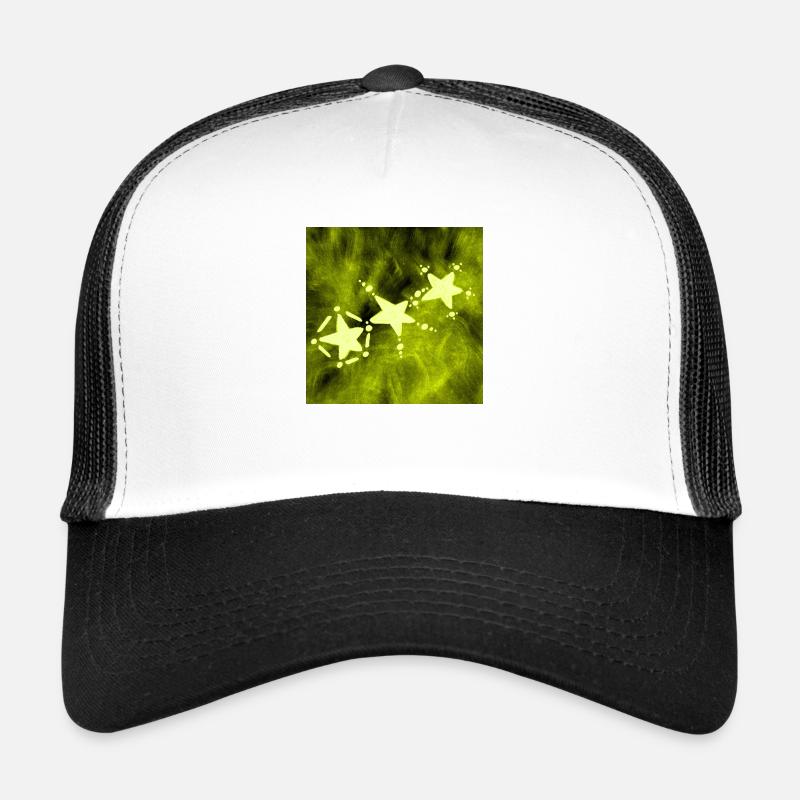 THREE STARS YELLOW Trucker Cap