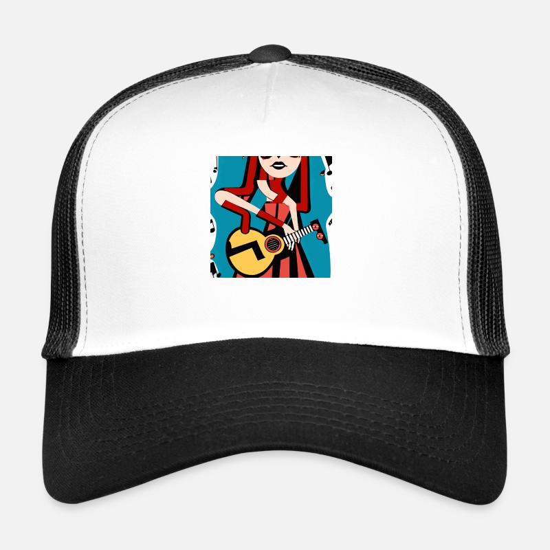 Musik Mädchen Trucker Cap