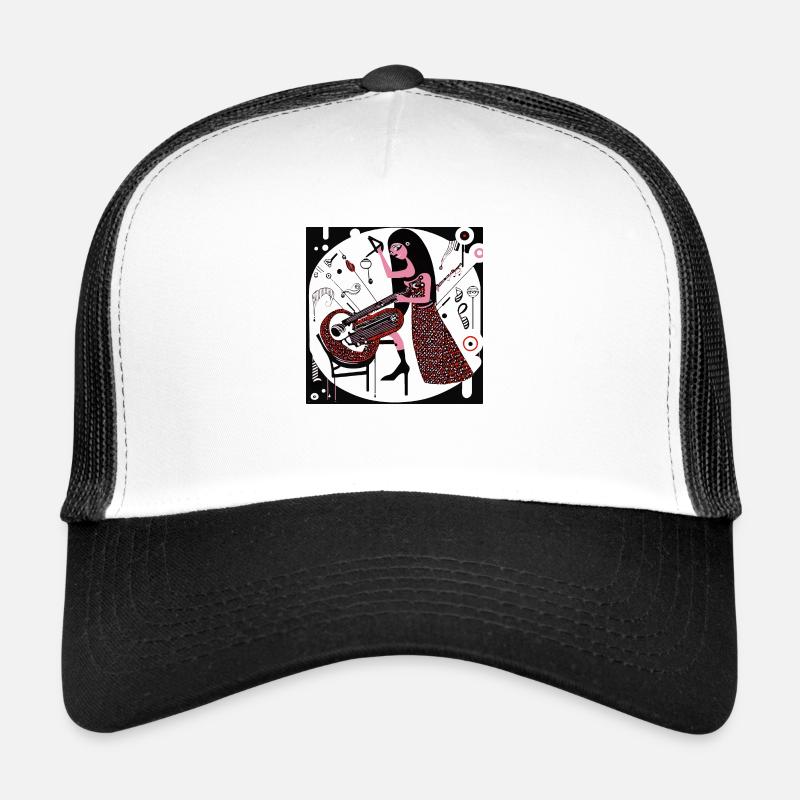 Musik Mädchen Trucker Cap