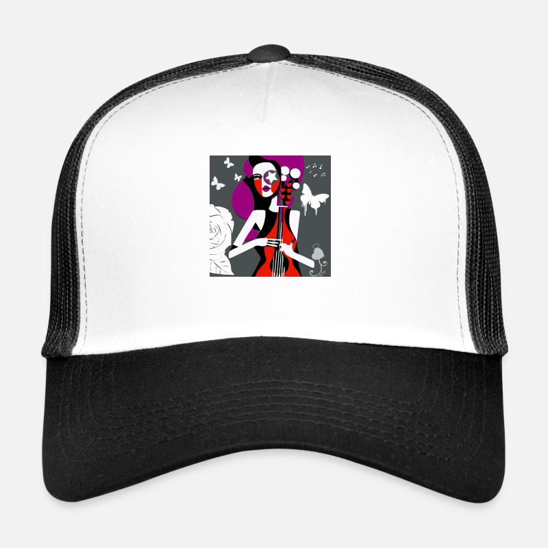 Musik Mädchen Trucker Cap