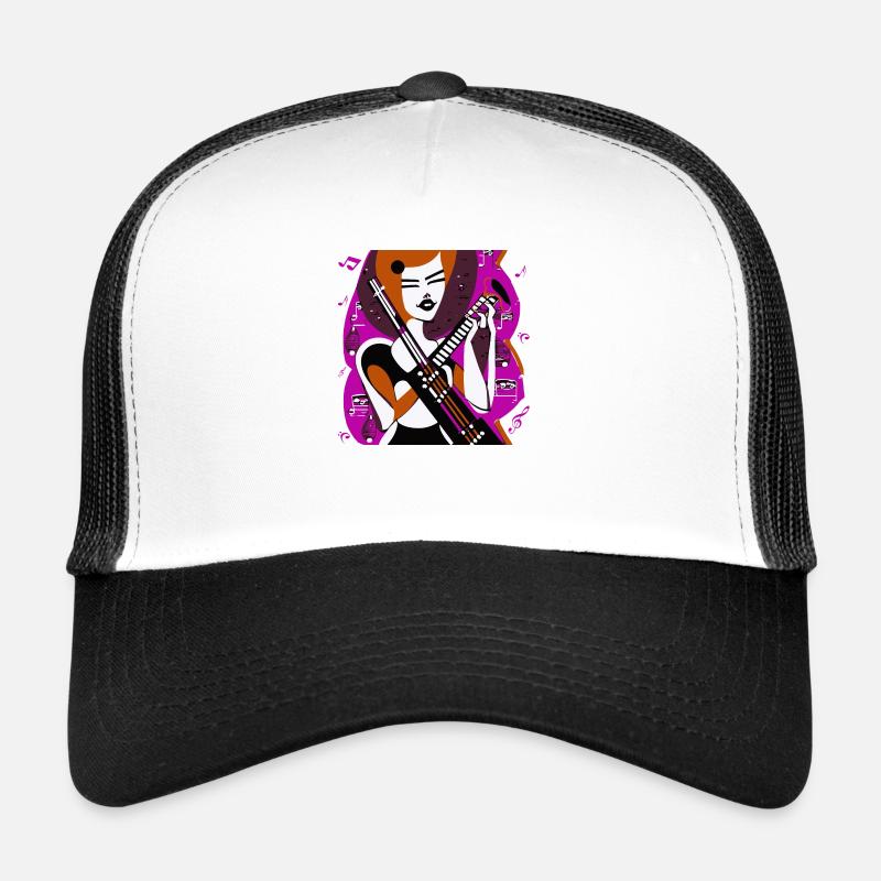 Musik Mädchen Trucker Cap