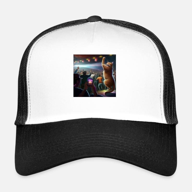 Cat dancing Trucker Cap