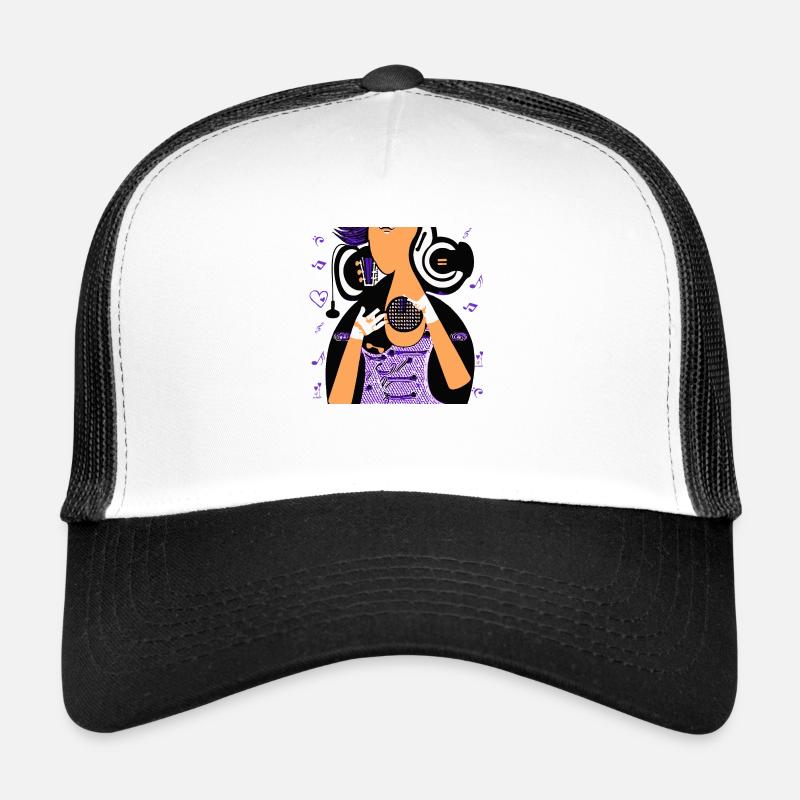 Musik Mädchen Trucker Cap