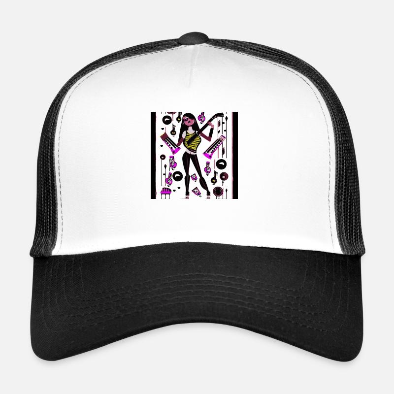 Musik Mädchen Trucker Cap