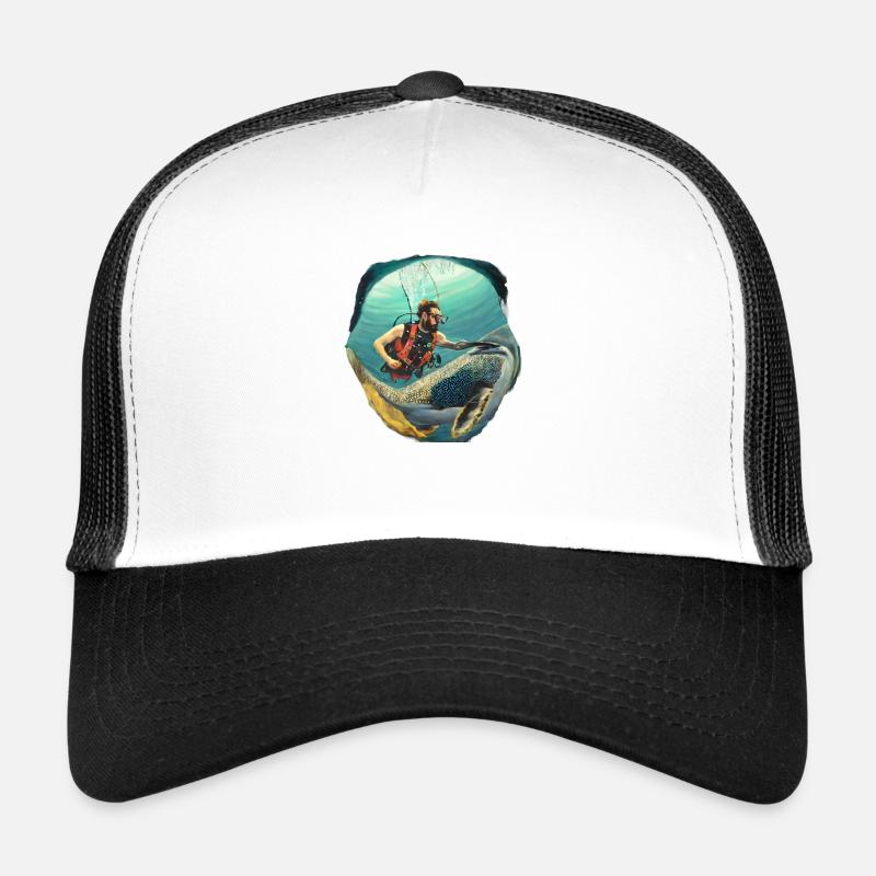 Amour des profondeurs de mer Casquette trucker 