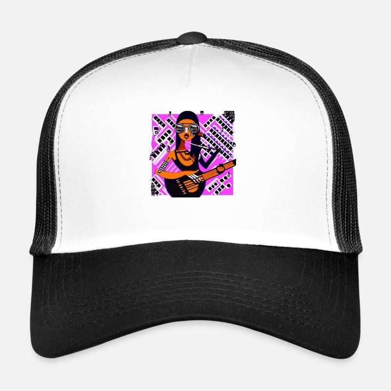 Musik Mädchen Trucker Cap