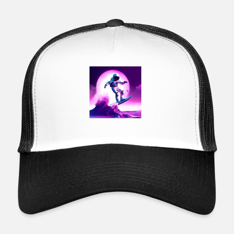 ASTRONAUTE SURFEUR Casquette trucker 