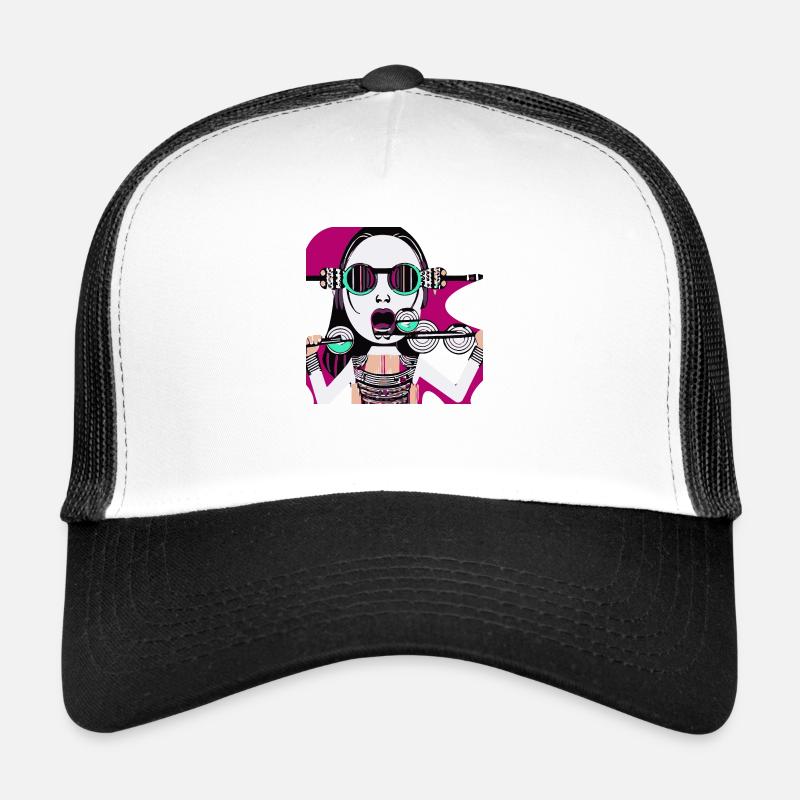 Musik Mädchen Trucker Cap