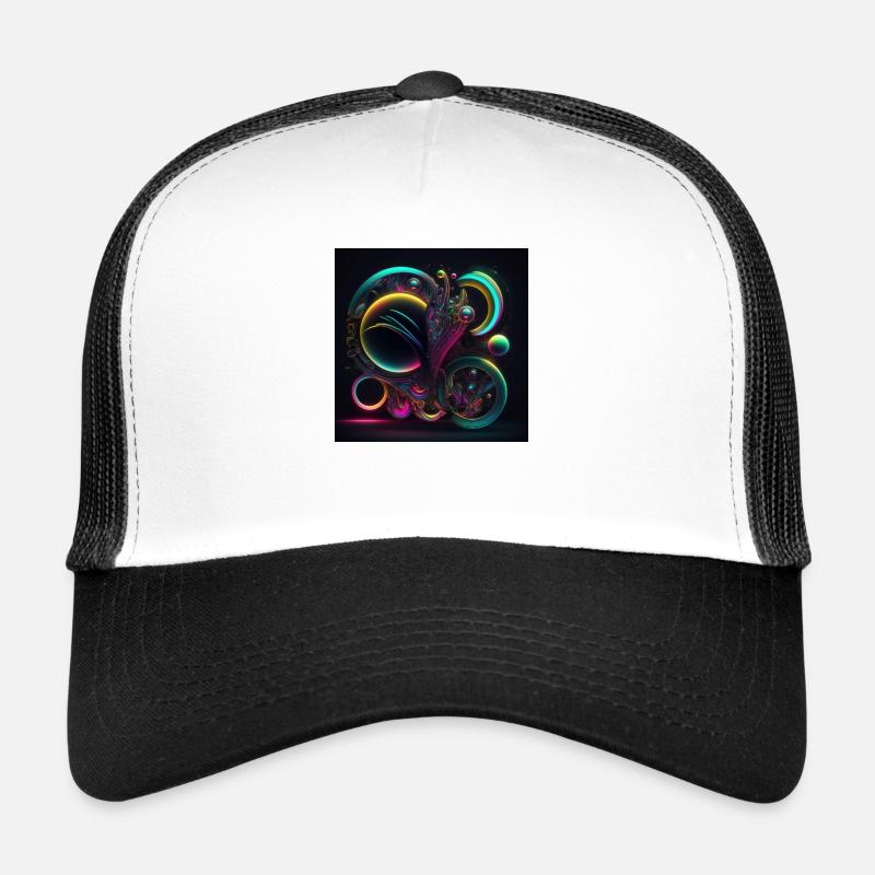 Abstract Neon Art1 Casquette trucker 