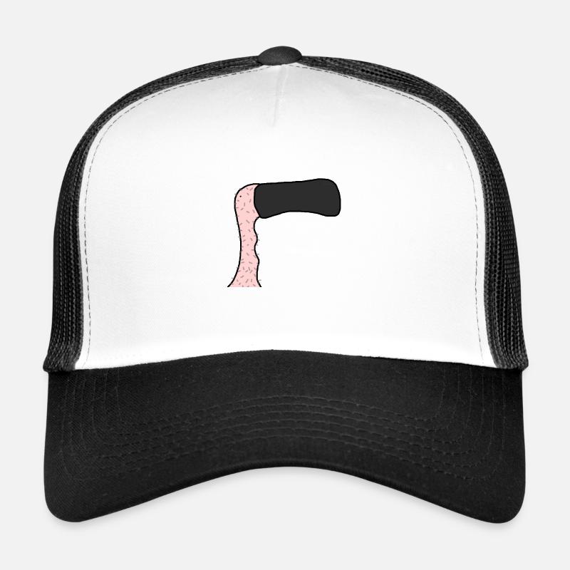Ente nackt - Trucker Cap - Weiß/Schwarz
