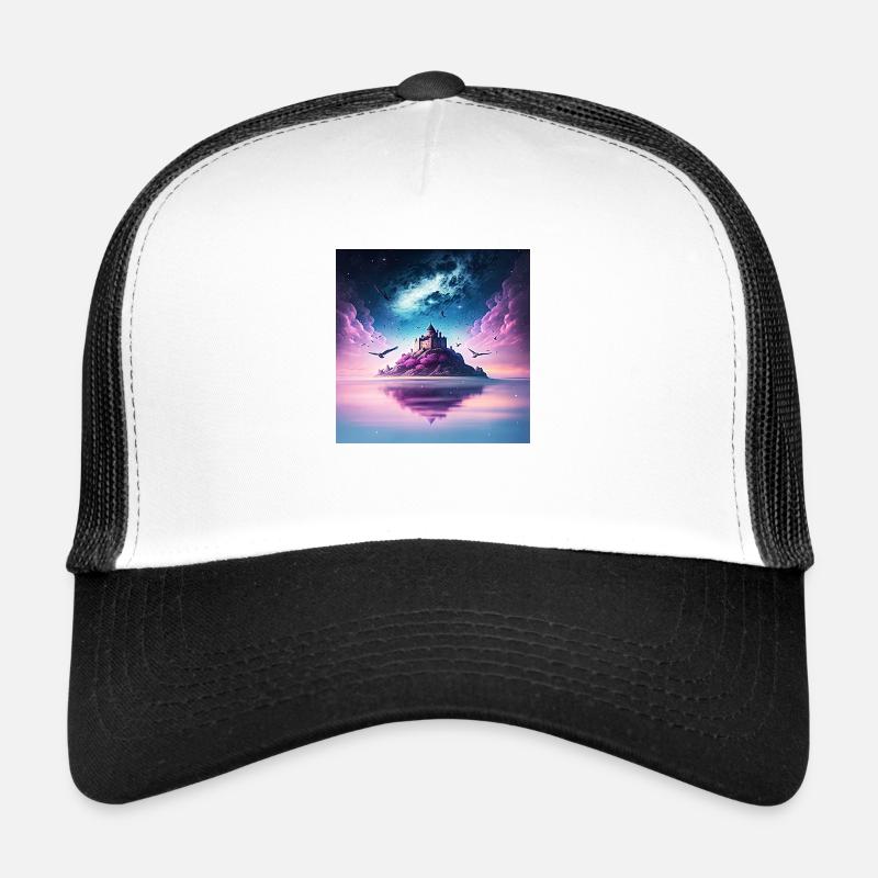 Wizard Castle - Trucker Cap - Weiß/Schwarz