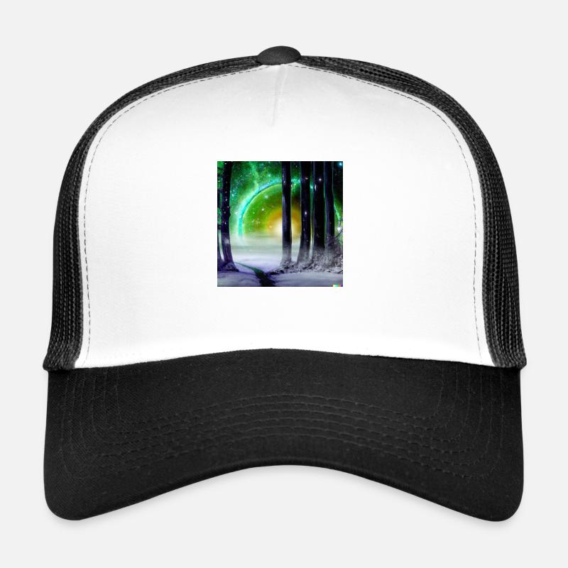JD Star Artwork No.4 - Trucker Cap - Weiß/Schwarz