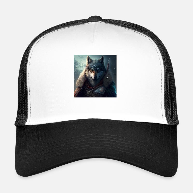 Wolf Kämpfer in der Stille Trucker Cap