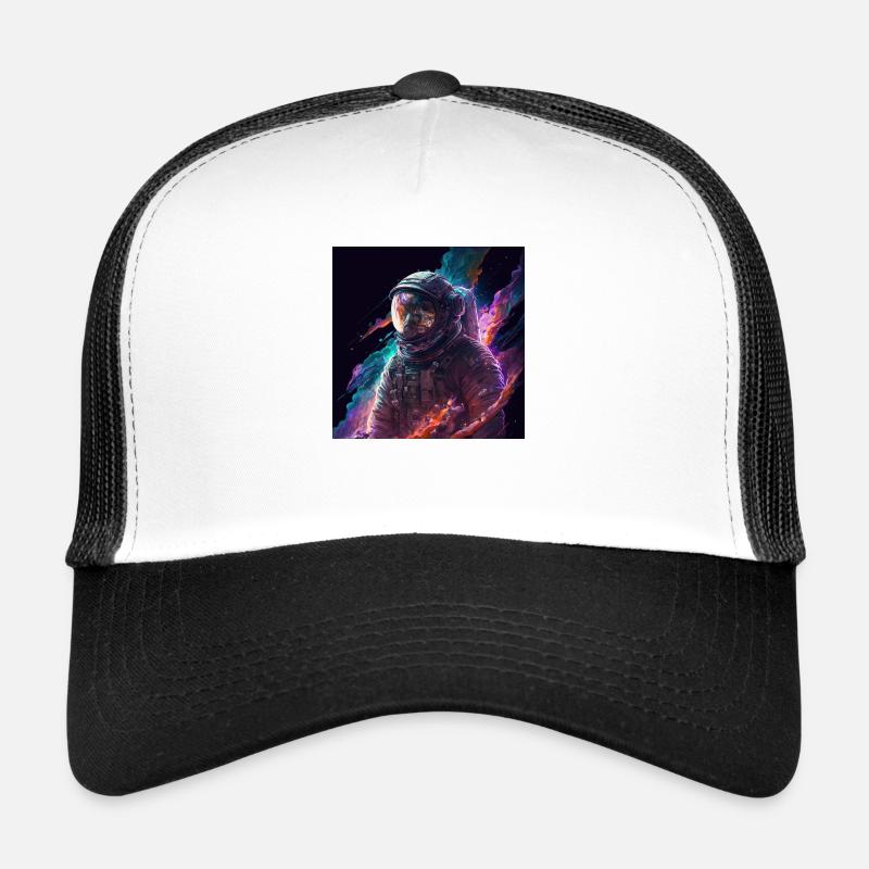 Astronaut in the Space Nebula Trucker Cap