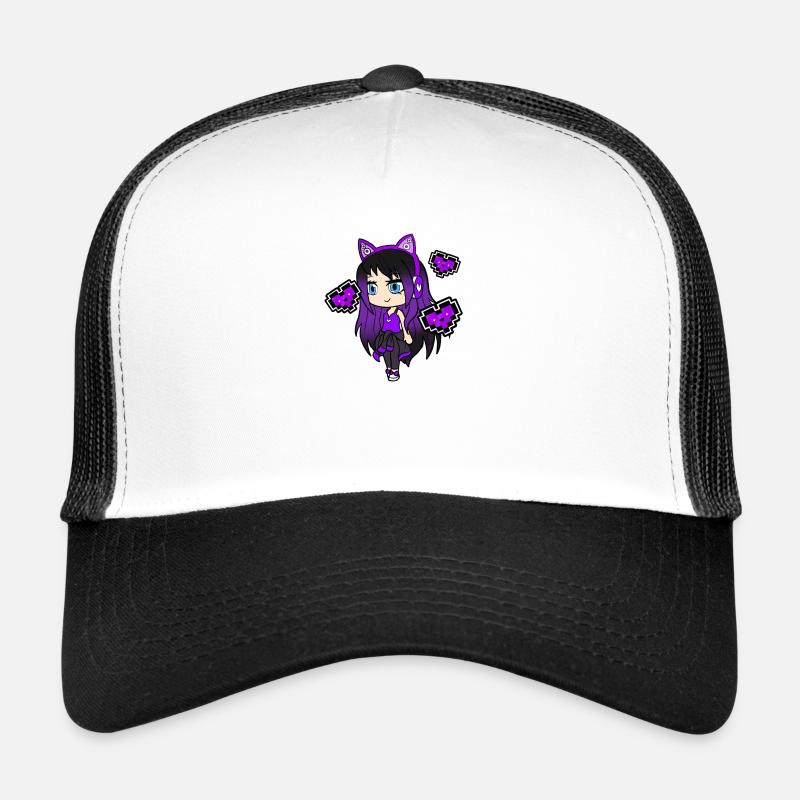 Côté Z violet Casquette trucker 