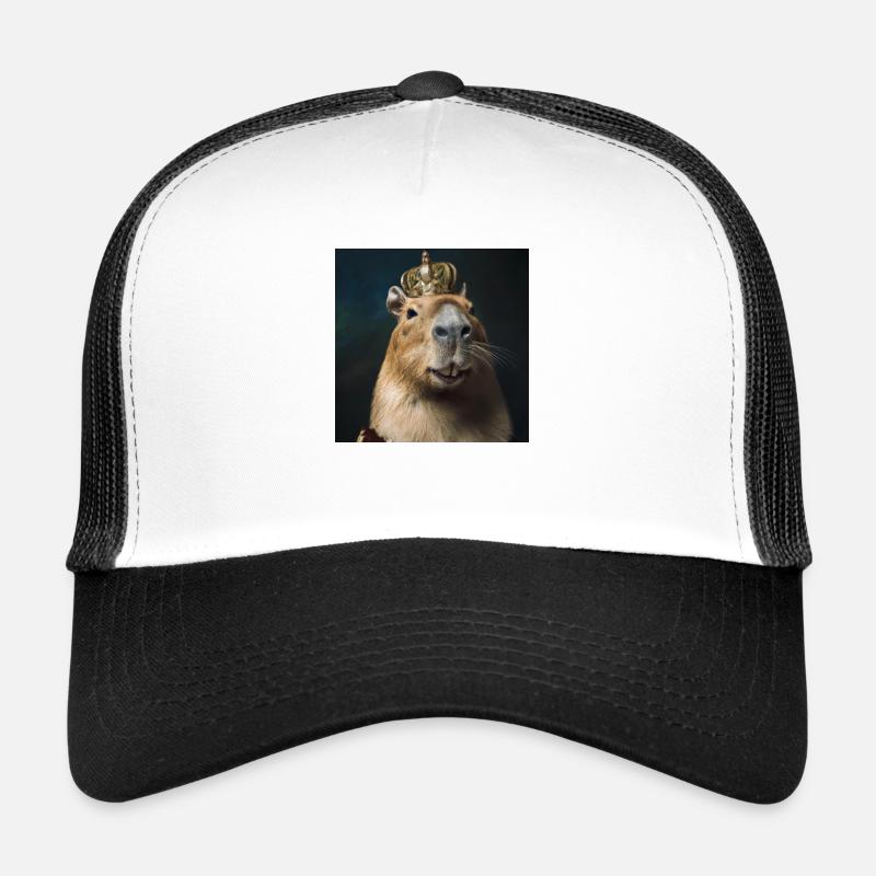Capybara with crown Trucker Cap